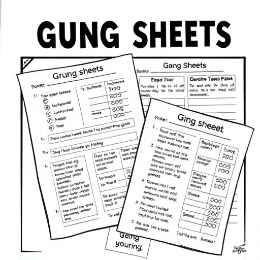 DTF gang sheets