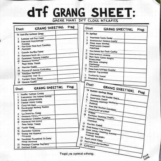 DTF gang sheets