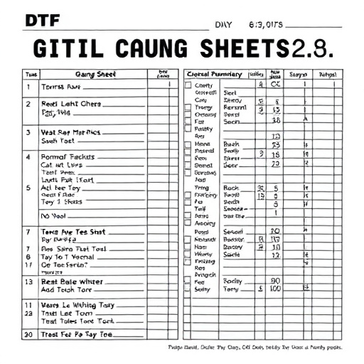 DTF gang sheets