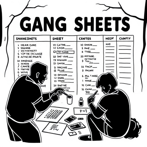 DTF gang sheets