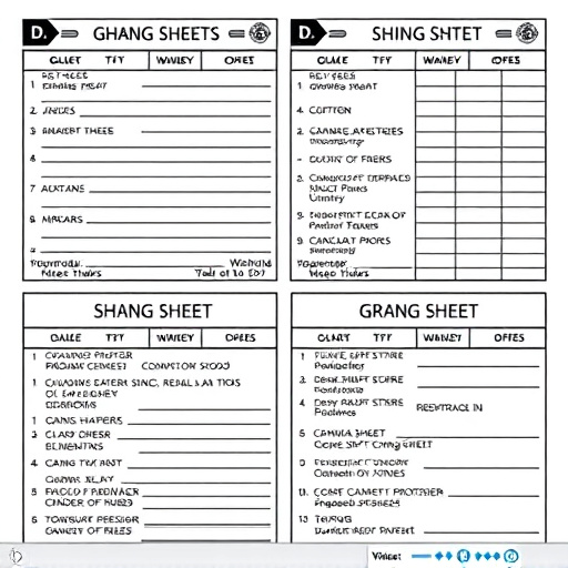 DTF gang sheets