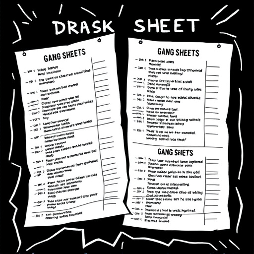 DTF gang sheets