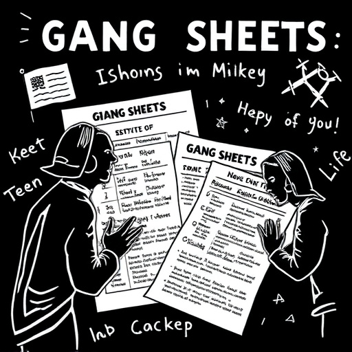 DTF gang sheets