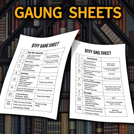 DTF gang sheets