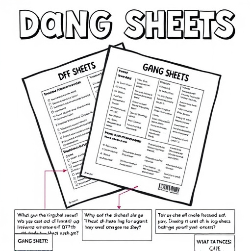 DTF gang sheets