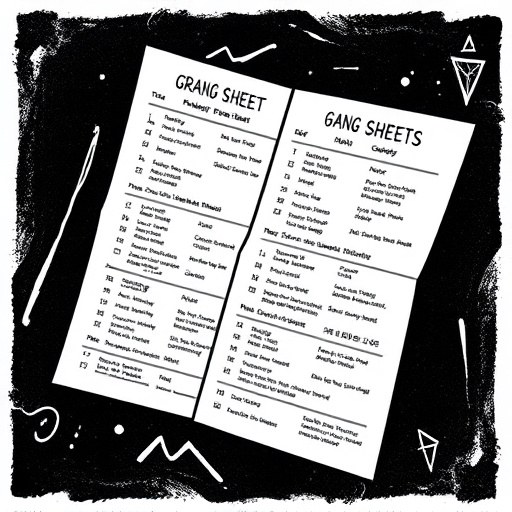 DTF gang sheets
