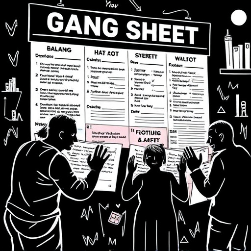 DTF gang sheets