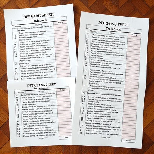 DTF gang sheets
