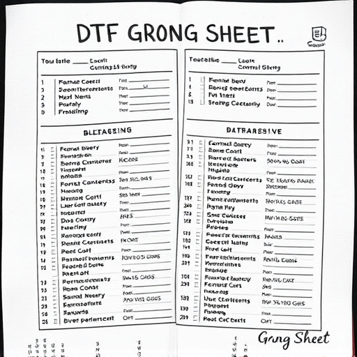 DTF gang sheets