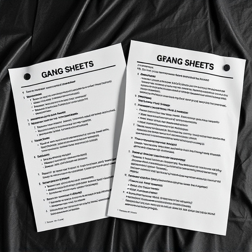 DTF gang sheets