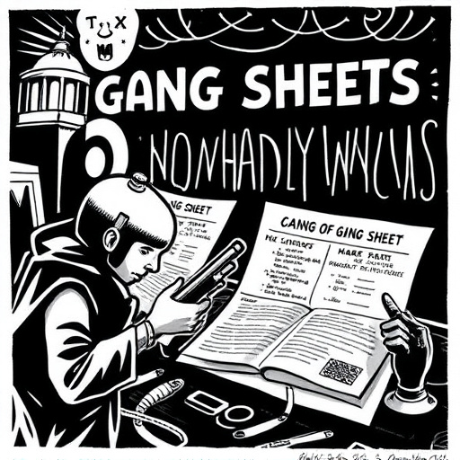 DTF gang sheets