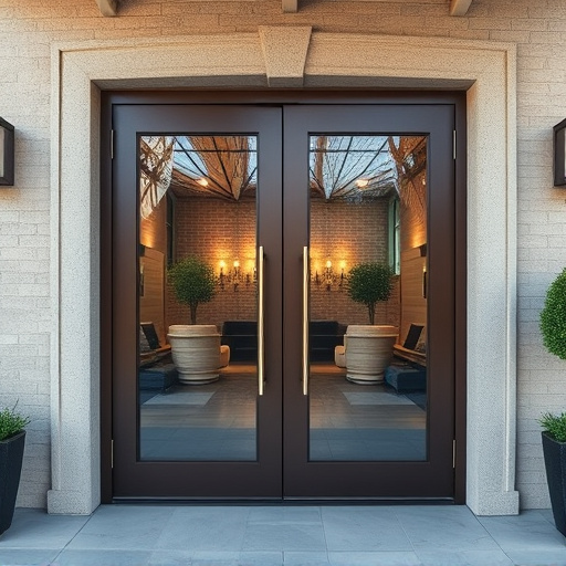 glass doors