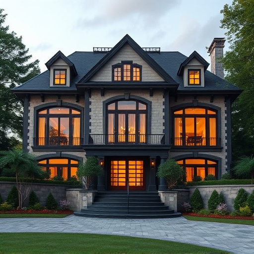 luxury house exterior