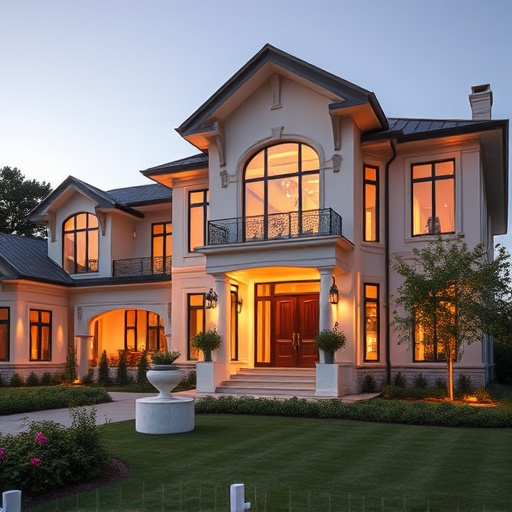 luxury house exterior