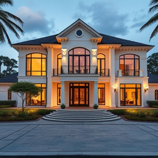 luxury house exterior