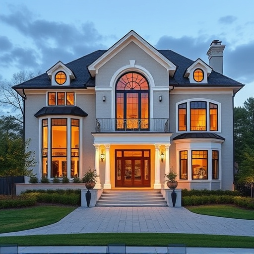 luxury house exterior