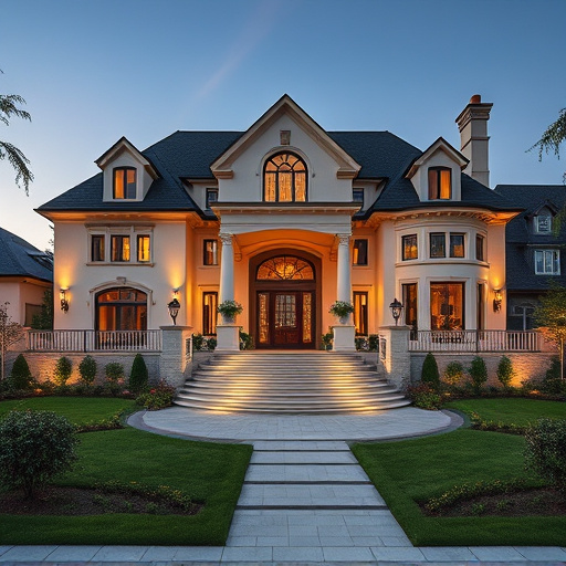 luxury house exterior