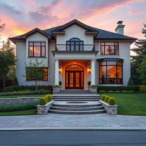 luxury house exterior
