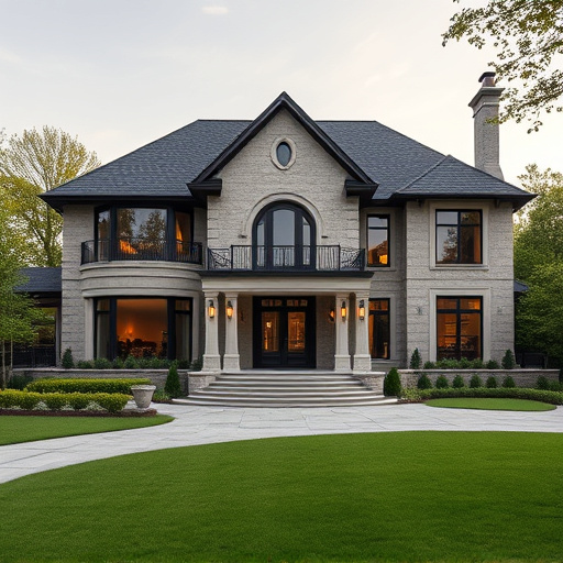 luxury house exterior