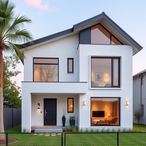 modern home exterior