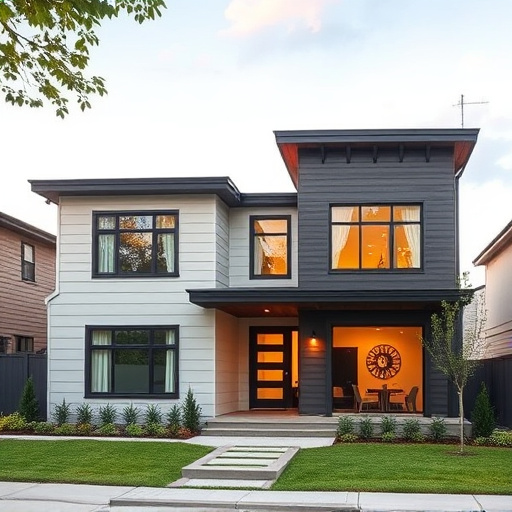 modern home exterior