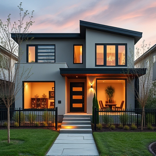 modern home exterior