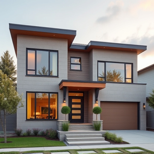 modern home exterior