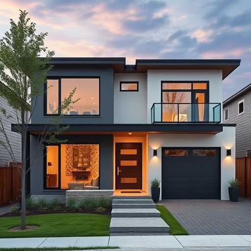 modern home exterior