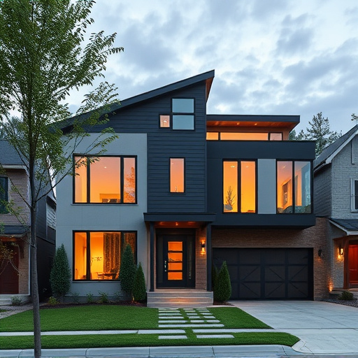 modern home exterior