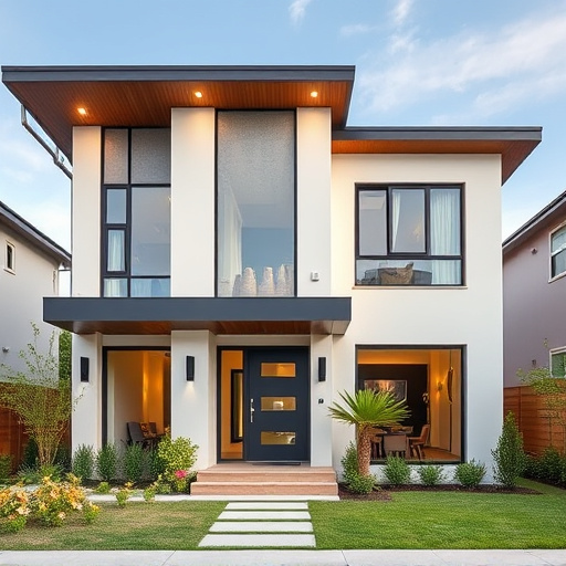 modern home exterior