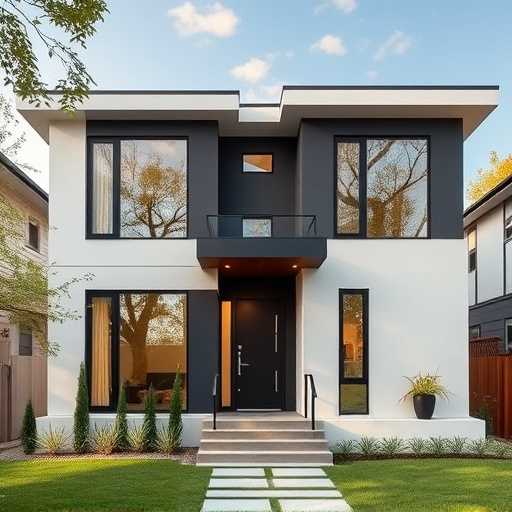 modern home exterior