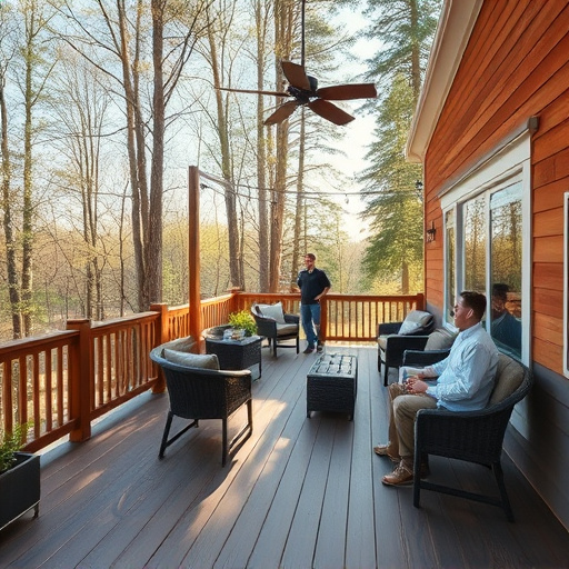 outdoor deck