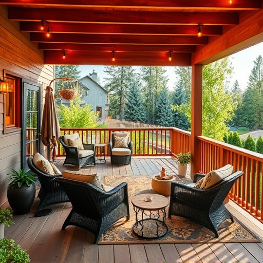 outdoor deck