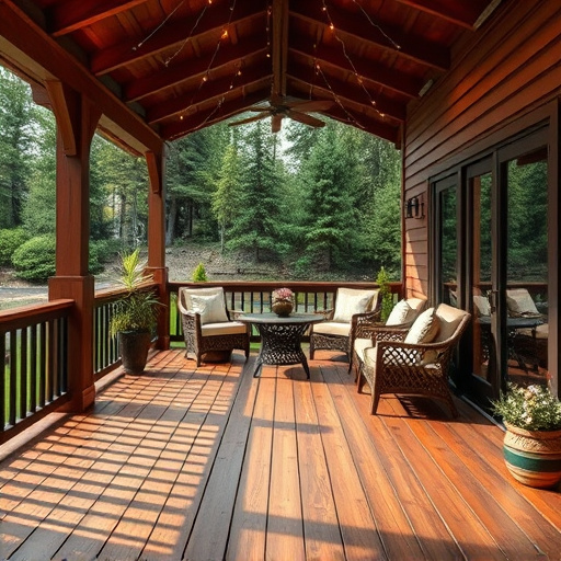outdoor deck