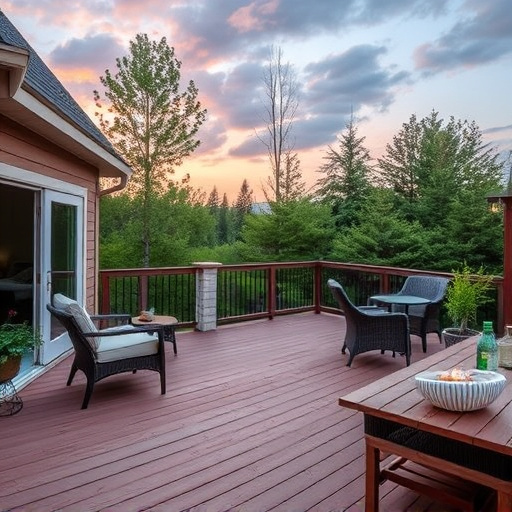 outdoor deck