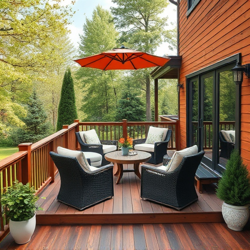 outdoor deck