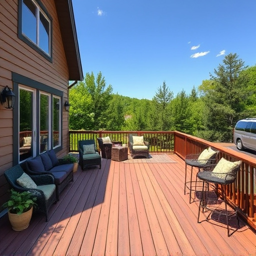 outdoor deck