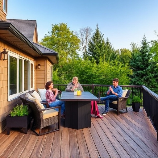 outdoor deck