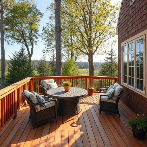 outdoor deck