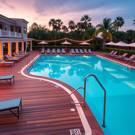 pool deck