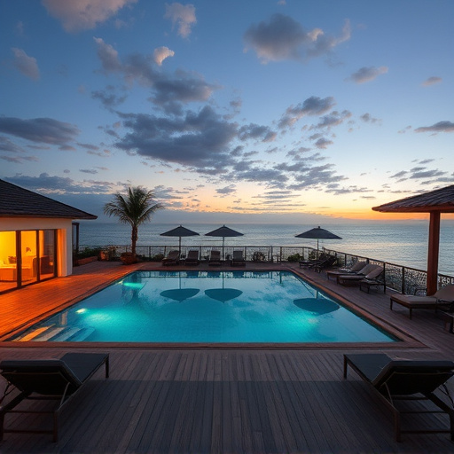 pool deck