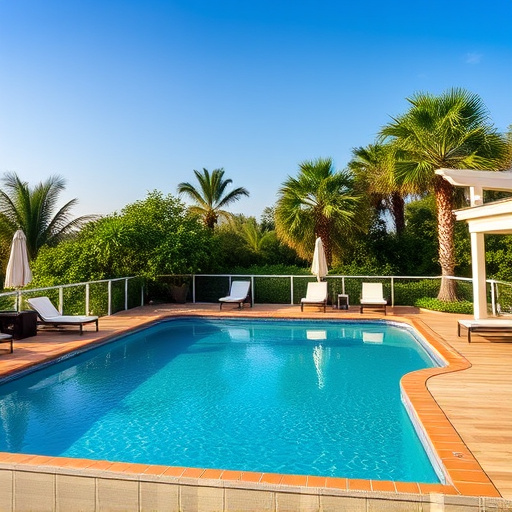 pool deck