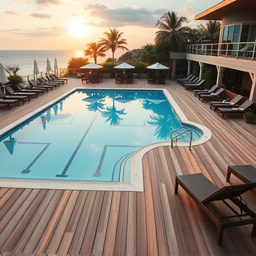 pool deck