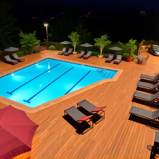 pool deck