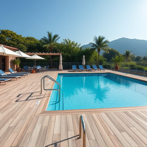 pool deck