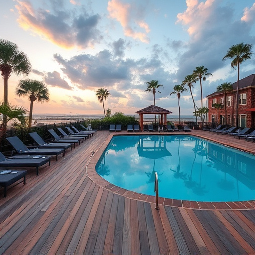 pool deck