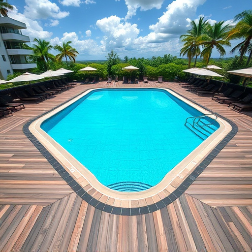 pool deck