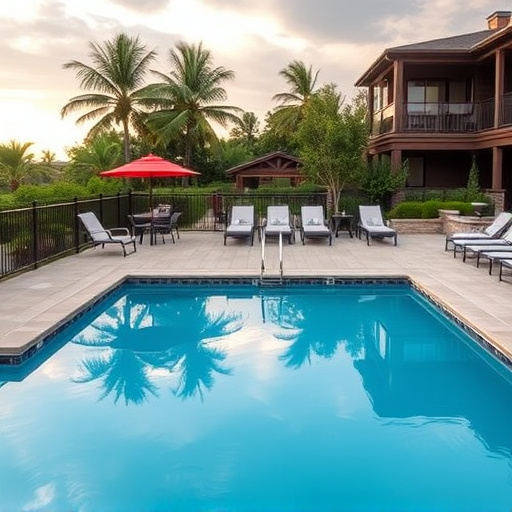 pool deck
