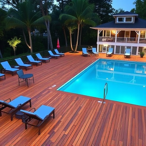 pool deck