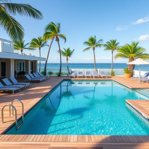 pool deck